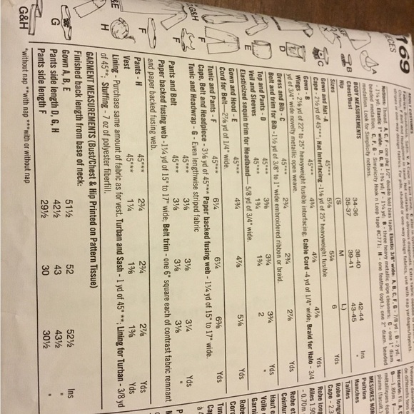 Simplicity 9169 cut to m-  Kids Halloween Costume Set - - Picture 6 of 7